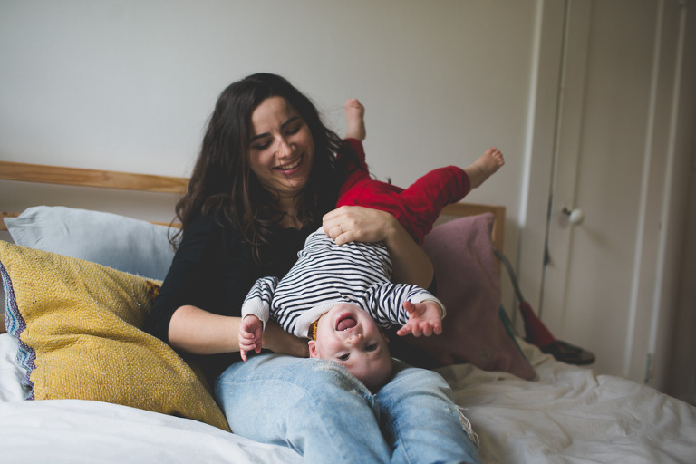 in home family photographer Portland, OR