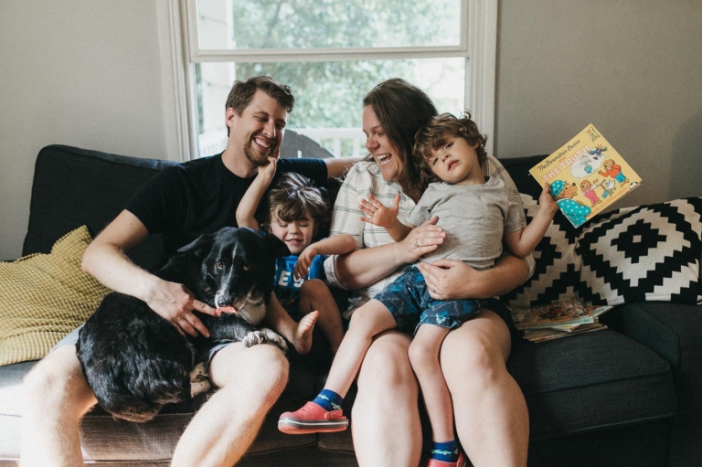 candid family photographer portland OR