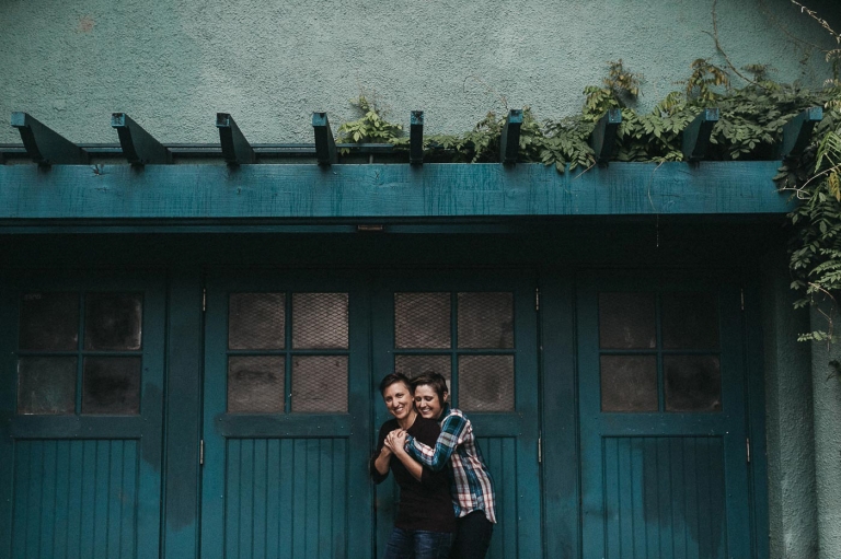 LGBT engagement photos portland OR