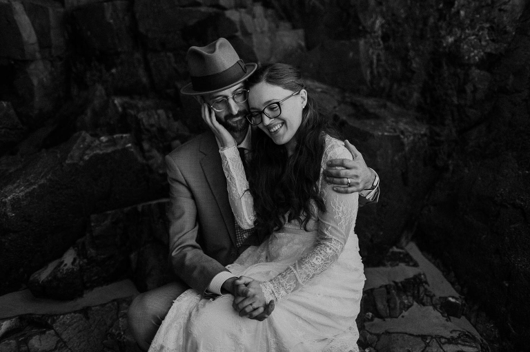 Oregon coast elopement