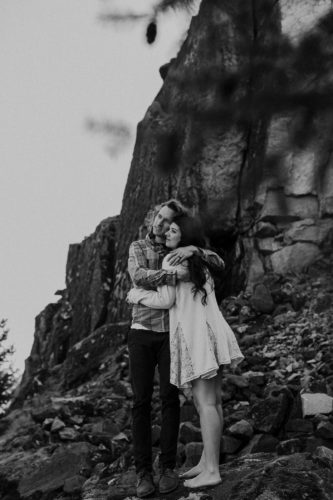 Columbia River Gorge Engagement Photos