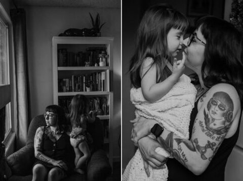 in-home family photographer Portland