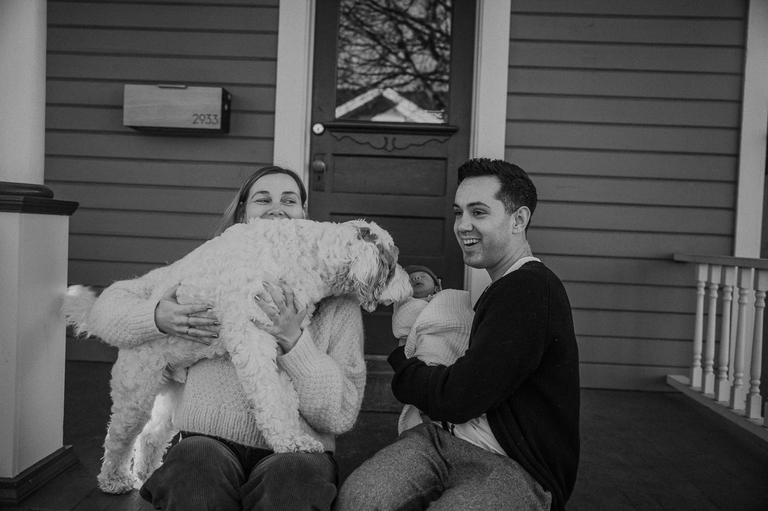 in home newborn photos