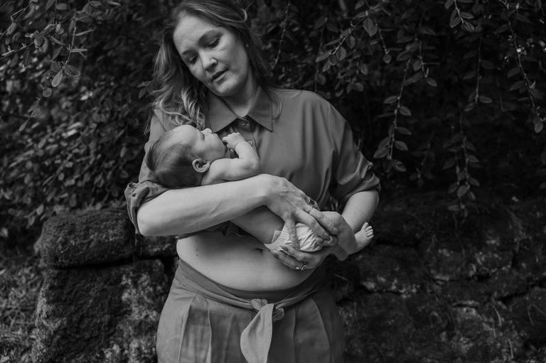 fine art newborn photos Portland Oregon