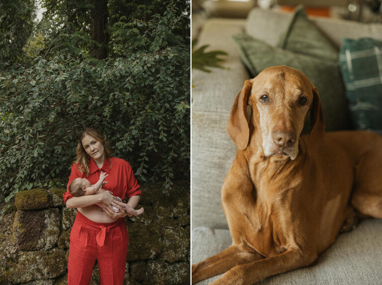 fine art newborn photos Portland Oregon